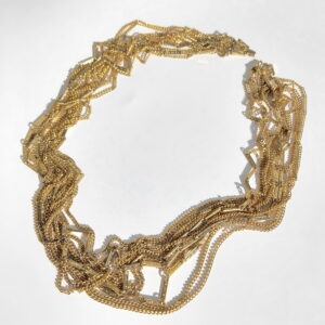 Колье винтажное, цепочки — изображение 1