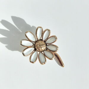 Брошь ромашка, Trifari — изображение 1