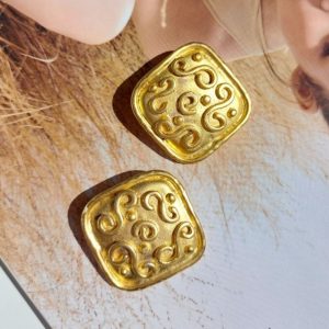 Клипсы винтажные крупные — изображение 1